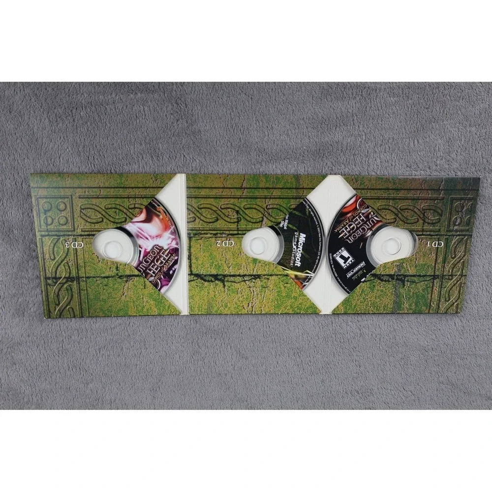 Vintage Dungeon Siege Legends of Aranna PC CD-ROM‎ Game Microsoft Big Box CIB